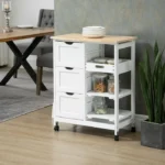 Kulinos Small Kitchen Island with Wheels