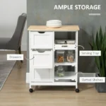 Kulinos Small Kitchen Island with Wheels - Image 5