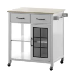 Plippi Wood Rolling Kitchen Cart - Image 7