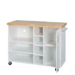 Moulden Small Kitchen Island with Wheels - Image 7