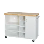 Moulden Small Kitchen Island with Wheels - Image 8