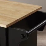 Talya Wide Rolling Kitchen Island - Image 2