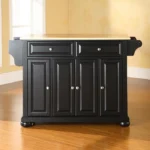 Talya Wide Rolling Kitchen Island - Image 6