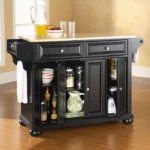 Talya Wide Rolling Kitchen Island - Image 7