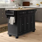 Talya Wide Rolling Kitchen Island - Image 8