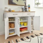 Algarro Wide Rolling Kitchen Cart - Image 2