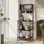 Gussi 5-Tier Kitchen Baker Rack with Hooks - Image 2