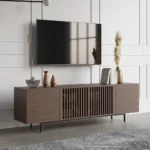 Sonama Wood TV Stand with Shelves