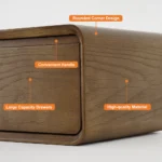 Arcul Floating Wood TV Unit 3 Drawers - Image 5