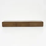 Arcul Floating Wood TV Unit 3 Drawers - Image 6