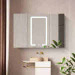 Ponny Modern LED Bathroom Mirror with Storage - Image 2