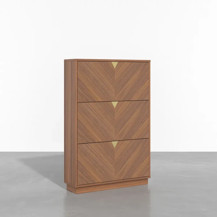 Sazia Wooden Shoe Storage Cabinet - Image 4