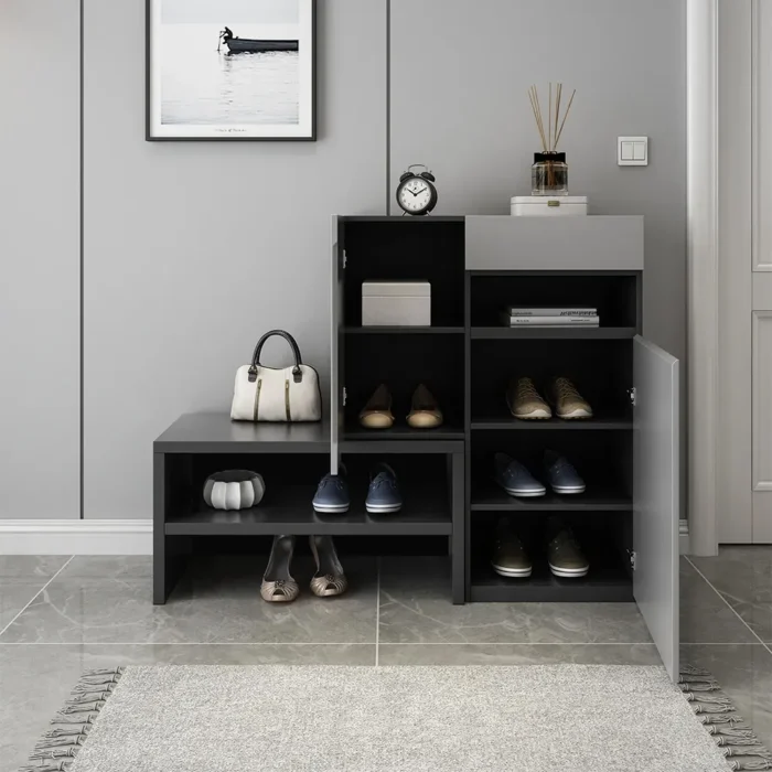 Stevalli Corner Shoe Storage Cabinet - Image 2