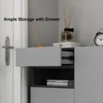Stevalli Corner Shoe Storage Cabinet - Image 5