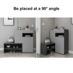 Stevalli Corner Shoe Storage Cabinet - Image 8