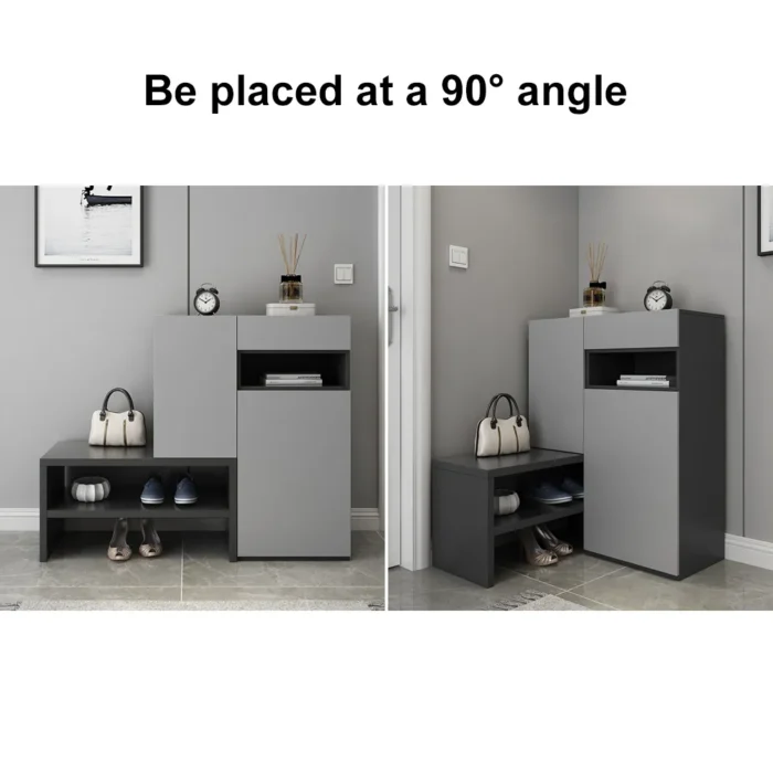 Stevalli Corner Shoe Storage Cabinet - Image 8