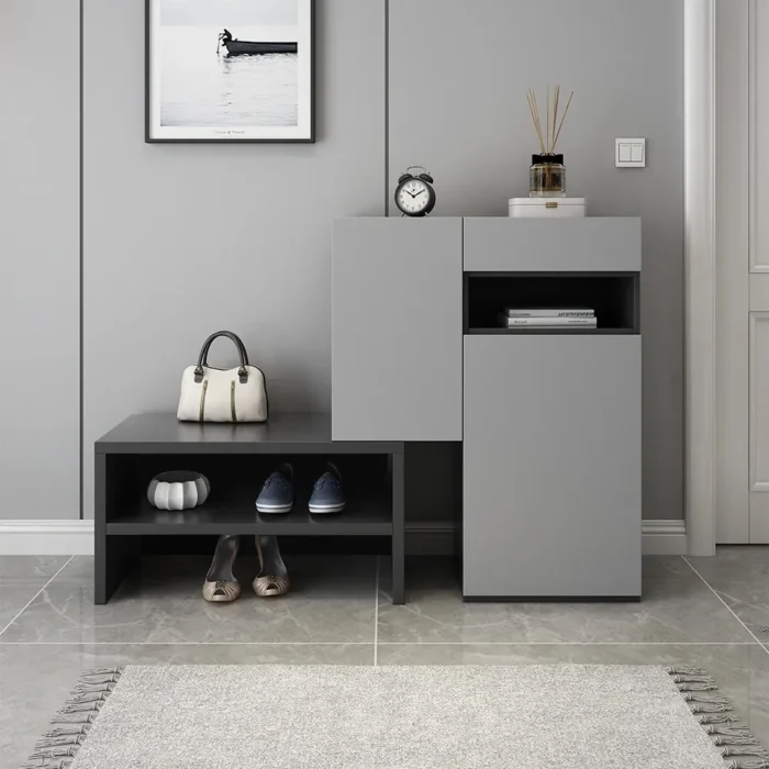 Stevalli Corner Shoe Storage Cabinet - Image 11