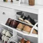 Posto Shoe Storage Cabinet - 4 Drawers - Image 4