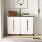 Patok Shoe Storage Cabinet - White - Image 2