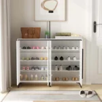Patok Shoe Storage Cabinet - White - Image 3