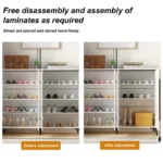 Patok Shoe Storage Cabinet - White - Image 4