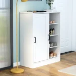 Fetati Shoe Storage Cabinet with Sliding Door - Image 6