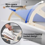 Sante 4 Drawers Shoe Storage Cabinet - Image 4