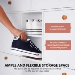 Sante 4 Drawers Shoe Storage Cabinet - Image 5