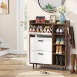 Sola Shoe Storage Cabinet - Pull-down Drawers - Image 2