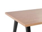 Culina Wood and Black Dining Table - Image 4