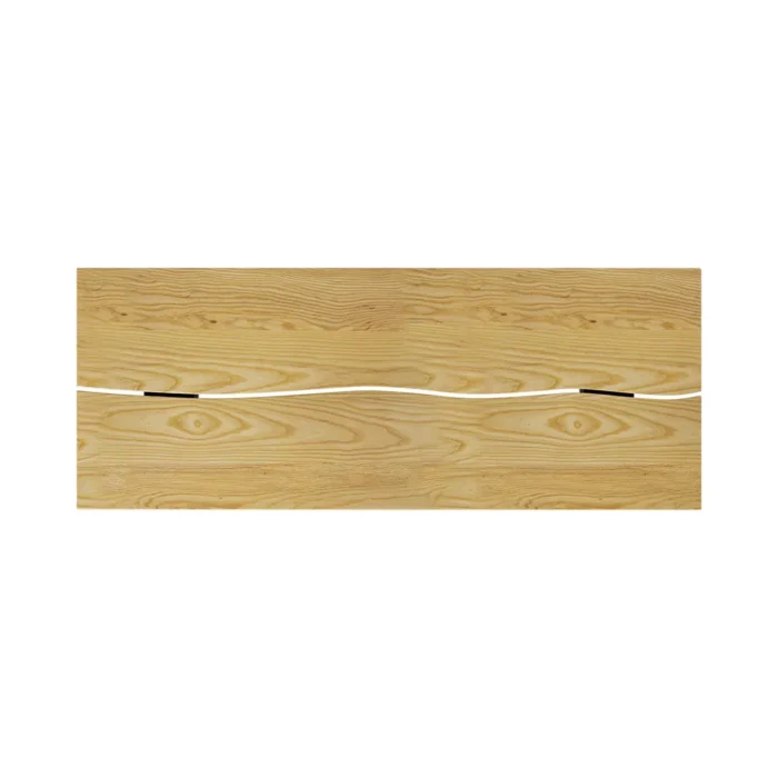 Separ Dining Table with Wood Top & Metal Frame - Image 12