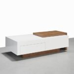 Crova Coffee Table with a Sliding Storage - Image 6