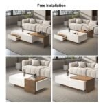 Crova Coffee Table with a Sliding Storage - Image 12