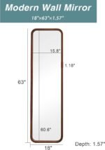 Zady Wood Framed Full Length Mirror - Image 8