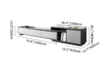 FlexiMedia The Extendable TV Stand with Storage - Image 9