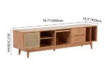 Elevant - Rattan TV table - Image 6