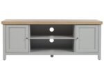 Sleek grey TV table - Image 6