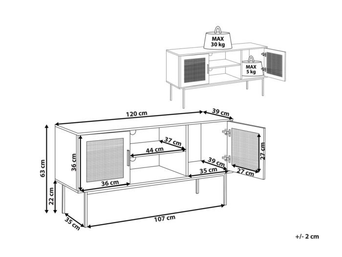 Boho Chic TV table - Image 11