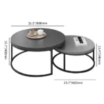 Fero Modern Coffee Table - 2 pieces - Image 6