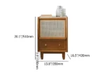 Avvelo Rattan Nightstand - 2 drawers - Image 6