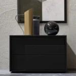 Kay Nightstand natural wood with 2 drawers - Image 5
