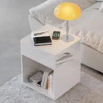 Mordelle Modern Side table with Open Storage - Image 2