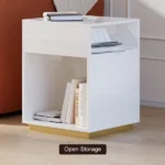 Mordelle Modern Side table with Open Storage - Image 5