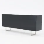 Venela Modern Sideboard Natural wood with Metal legs - Image 6