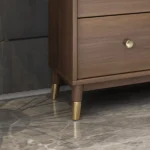 Atacha Modern Sideboard Natural wood with drawers and shelves - Image 3