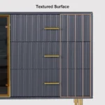 Klamf Sideboard Natural wood with Metal legs - Image 9