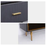 Klamf Sideboard Natural wood with Metal legs - Image 12