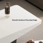 Divvia coffee table with drawer storage in black - Image 5