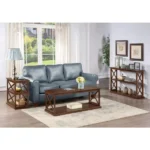 Arthella Natural wood Side table with storage - Image 2