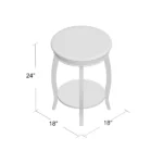 Charming Natural wood Side table - Image 9